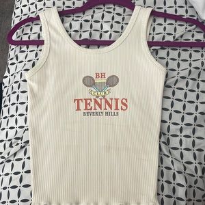 beverly hills tennis tank top